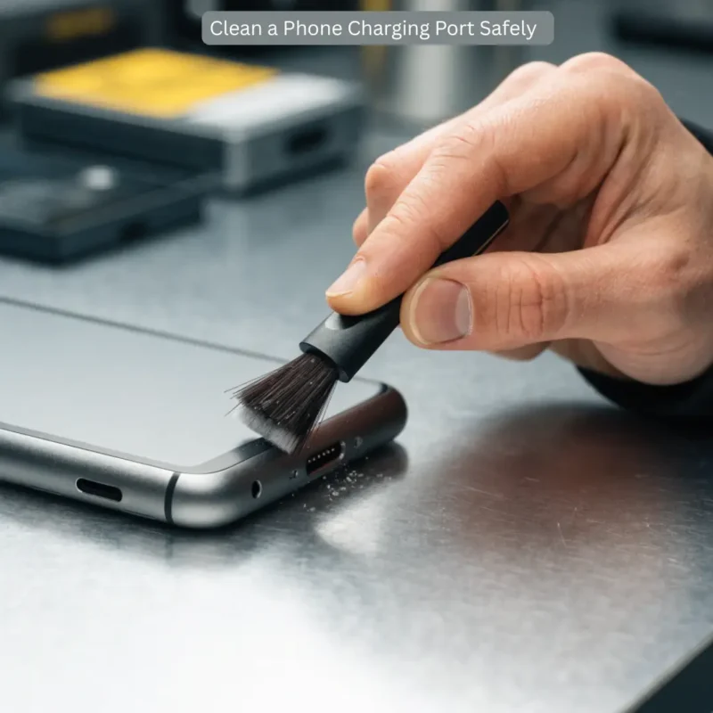 Clean a Phone Charging Port